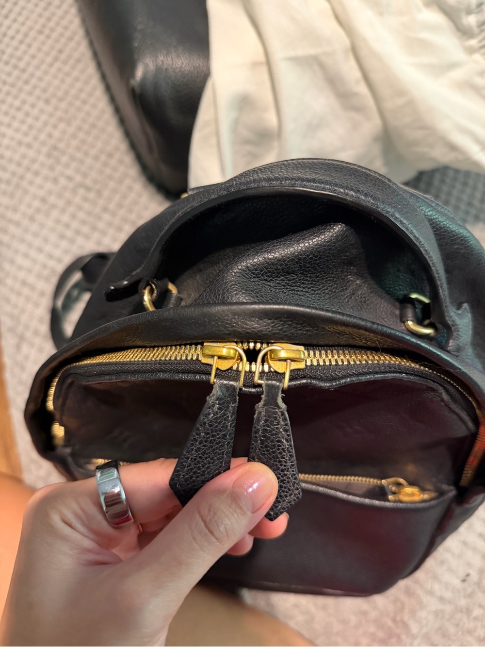 Louis Vuitton Sorbonne Monogram Empreinte Black Backpack - Picture 8 of 13